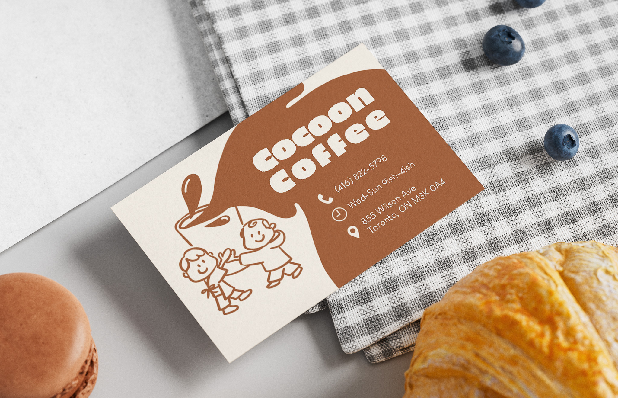 cafe business card