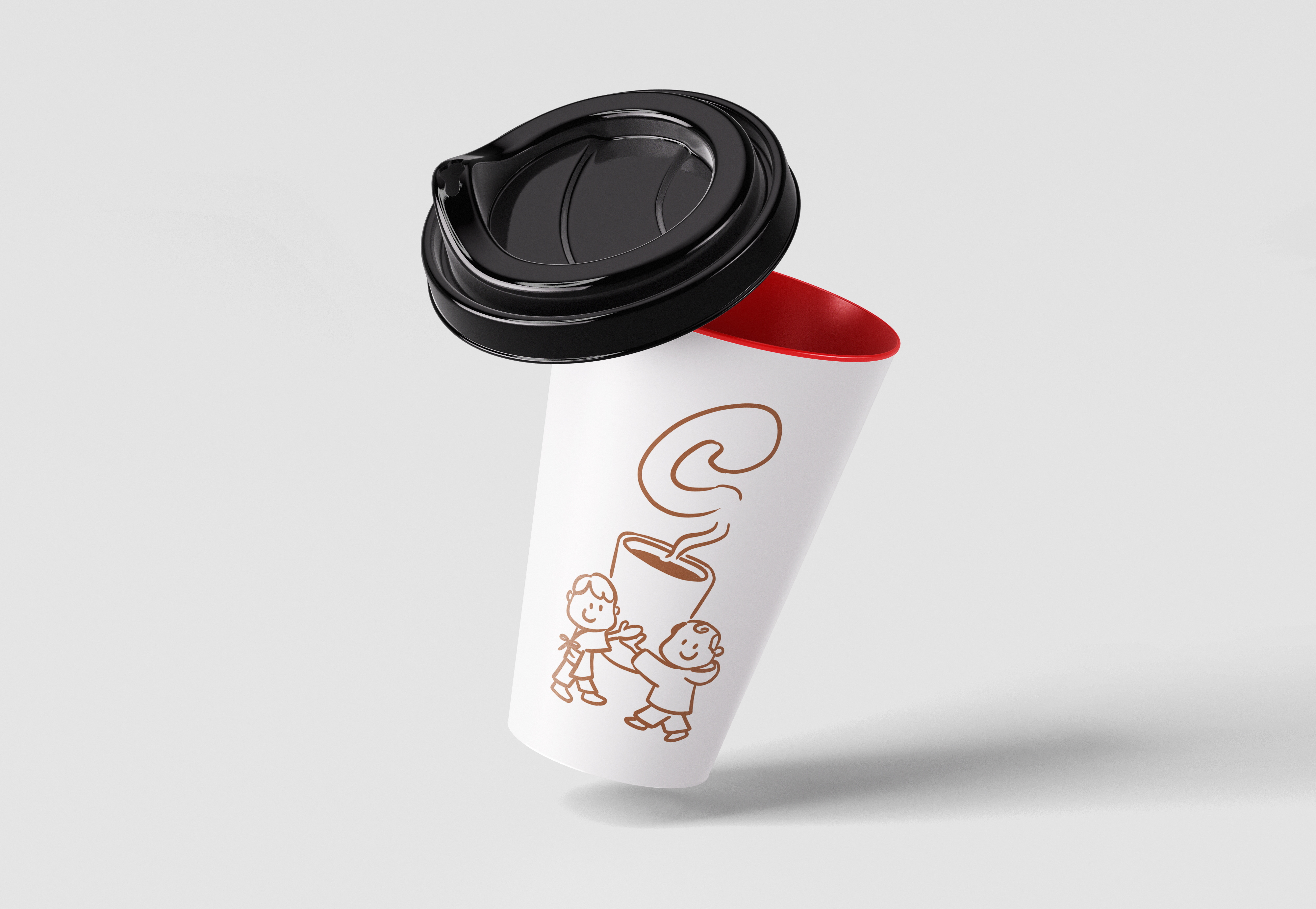 cocoon coffee rebrand cup