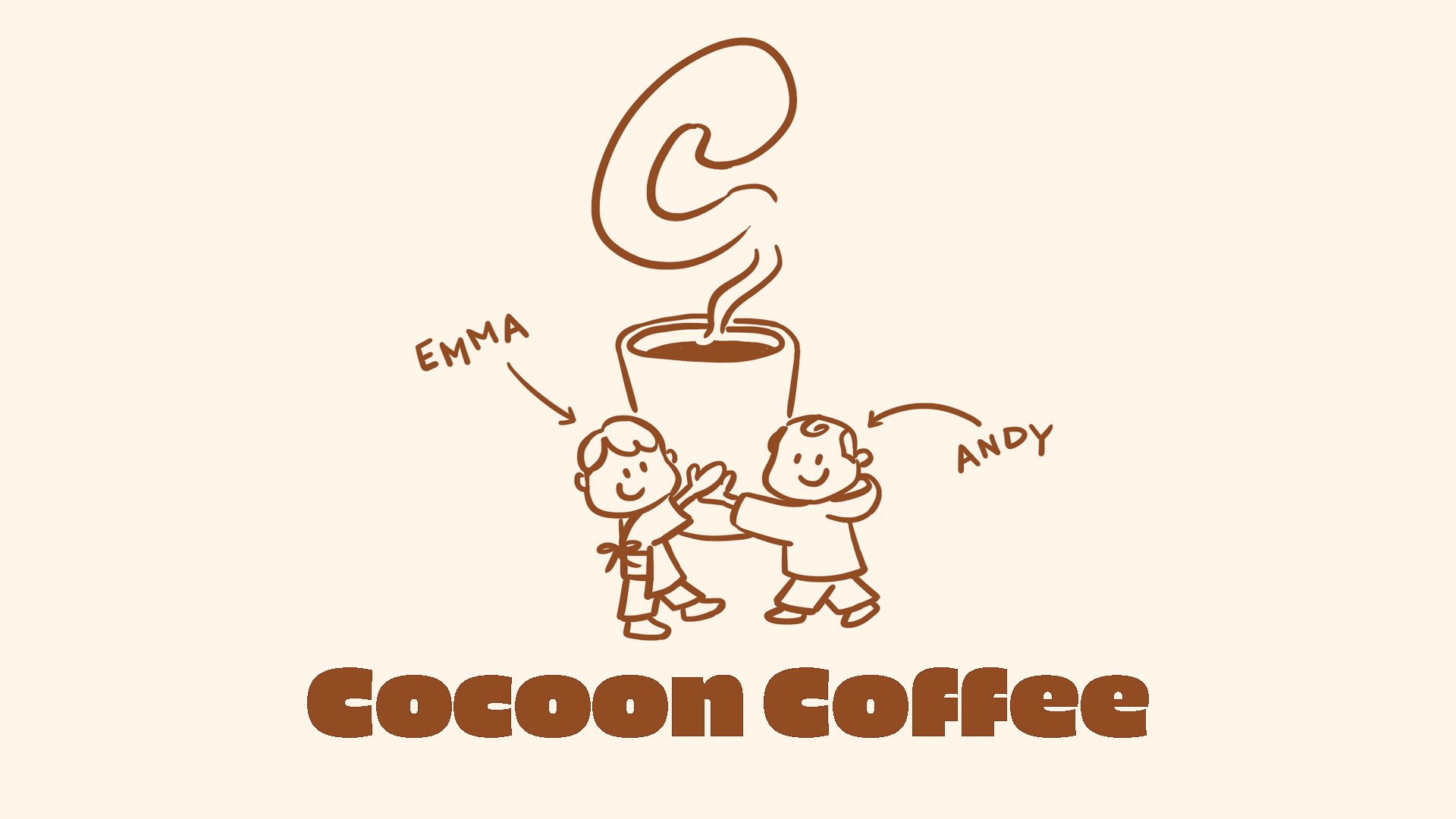 cocoon coffee rebrand logo