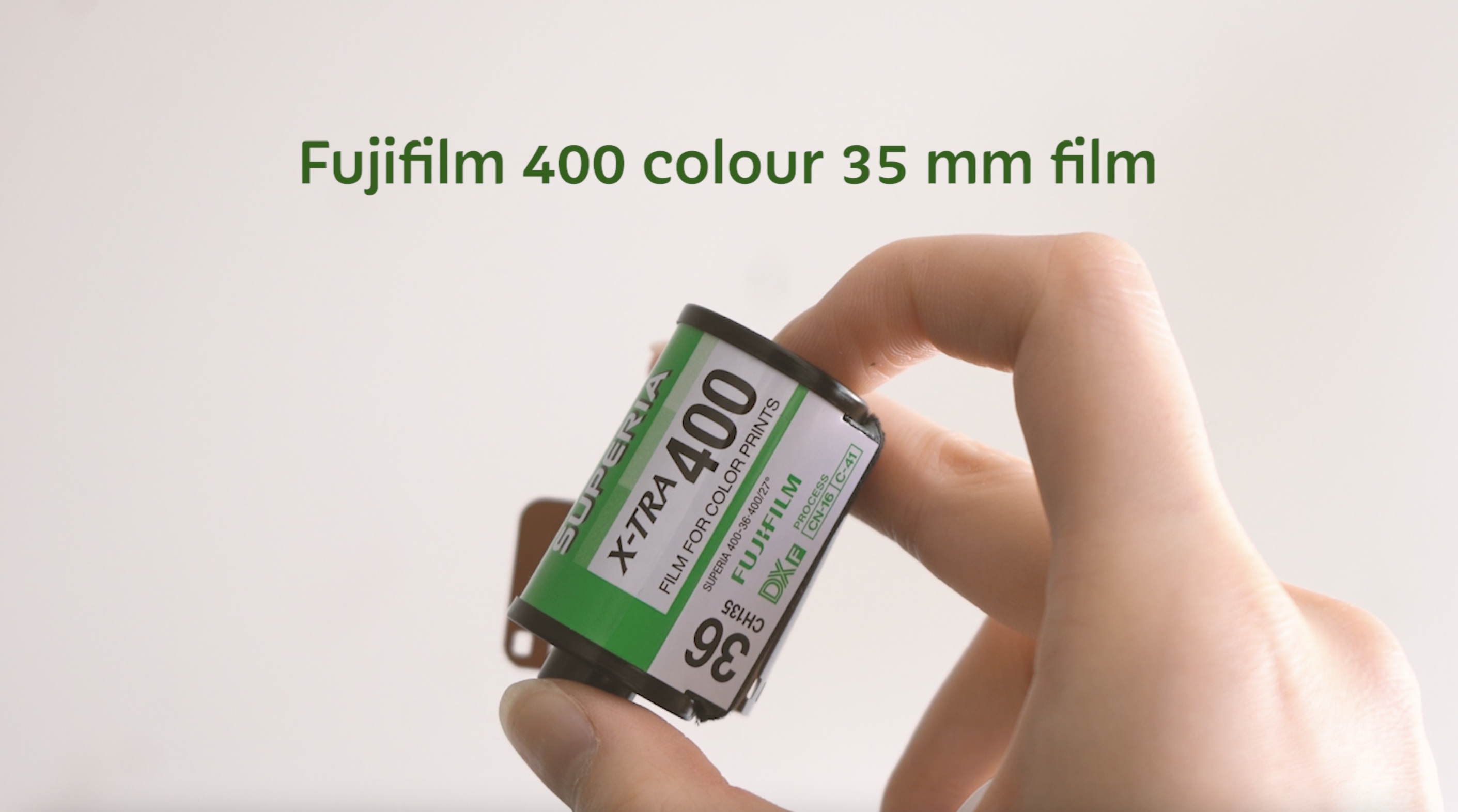 Fujifilm 400 colour 35 mm film final screengrab