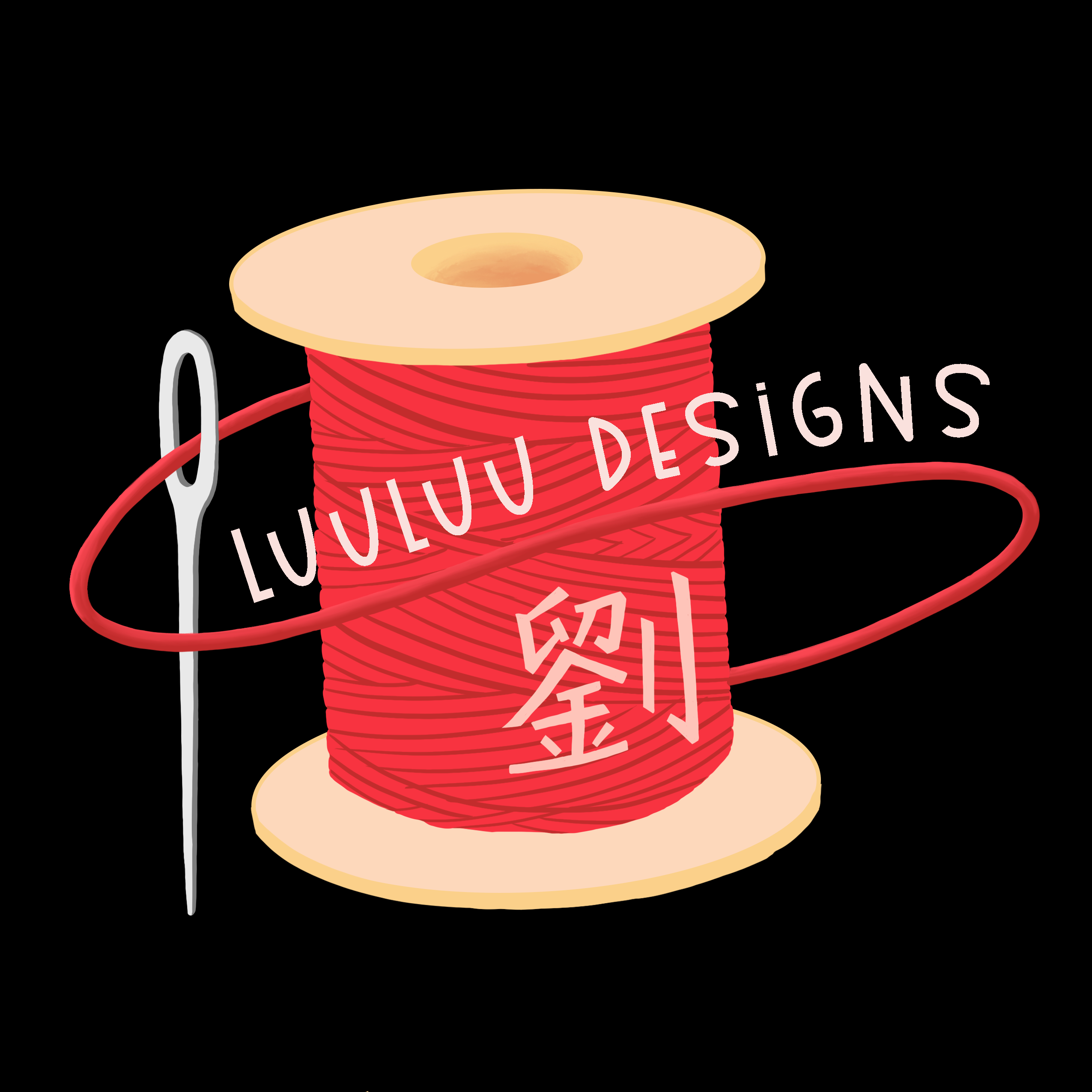 luuluu logo with black background