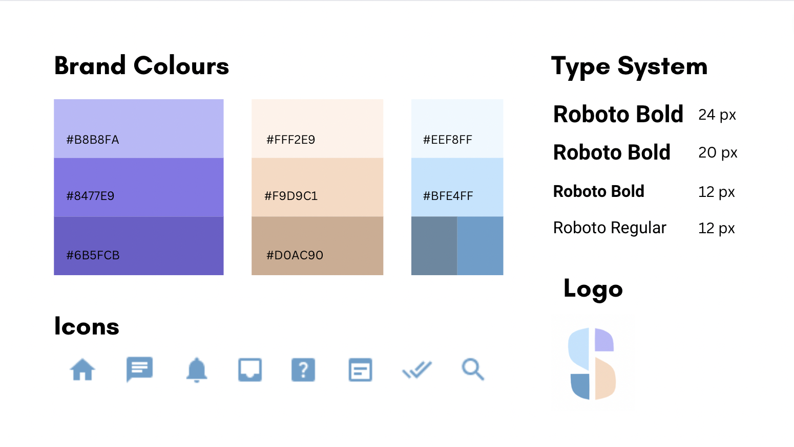 Studium brand colours, fonts, and logo 